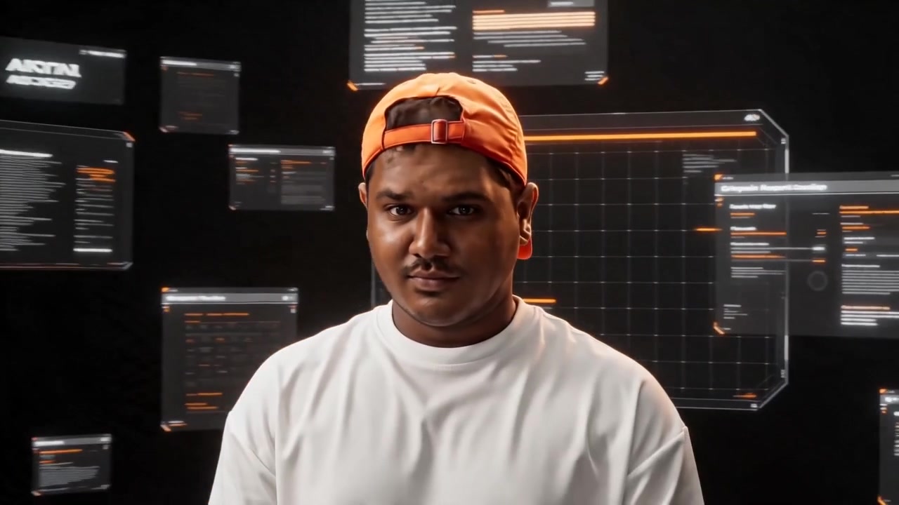 Suresh Zyob in the studio